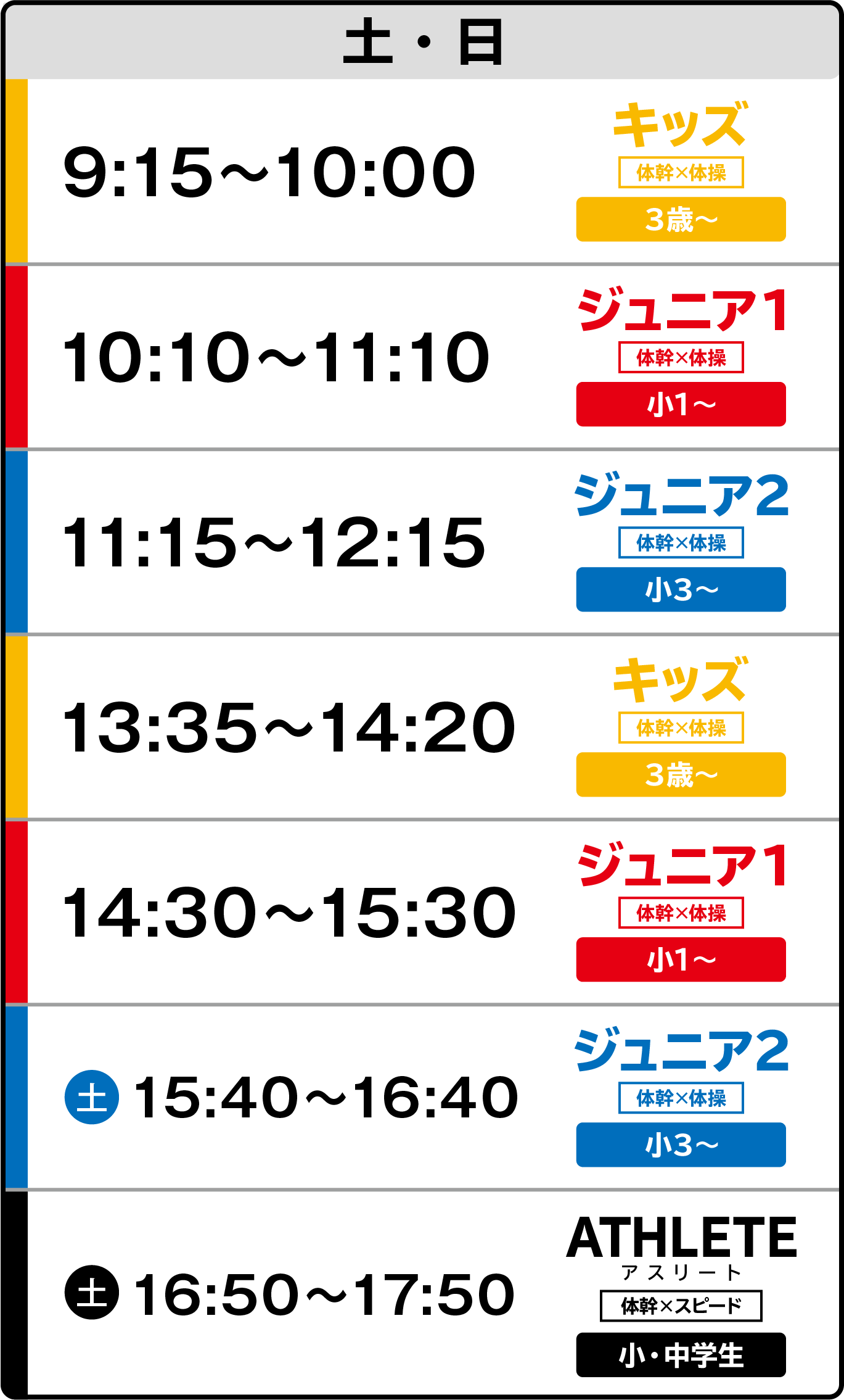 コノミヤ滝ノ水 土日